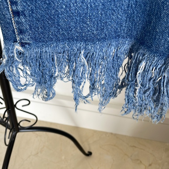 MSGM ITALIAN DESIGNER JEANS FRINGED HEM - Picture 3 of 9